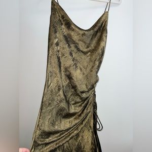 Zara string midi dress